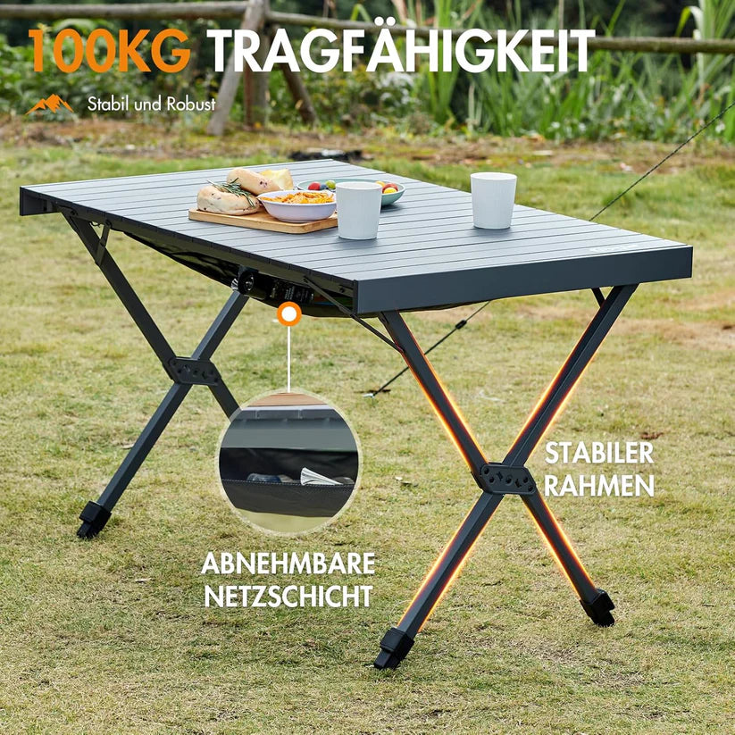 PORTAL Camping Table Foldable Height Adjustable